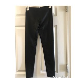 David Lerner black coated leggings Sml